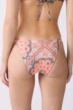 ETAM Anudadas|Bikini|Braguita bikini lazada estampada reversible ESTAMPADO FONDO MARR&Oacute;N