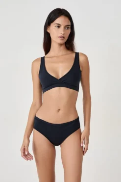 ETAM Brasileña|Braguita brasileña de algodón orgánico elástico NEGRO