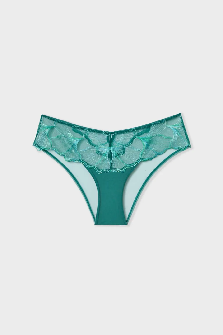 ETAM Braguitas Encaje|Brasileña|Braguita brasileña de encaje VERDE OSCURO
