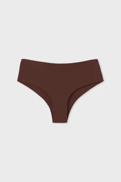 ETAM Braguitas Novias|Braguitas Invisibles|Braguita brasileña de microfibra CHOCOLATE