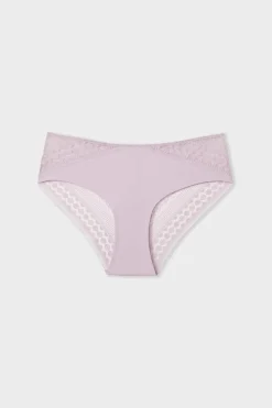 ETAM Braguitas Encaje|Culotte|Braguita con encaje LILA