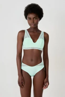 ETAM Braguitas Encaje|Culotte|Braguita con encaje VERDE P&Aacute;LIDO