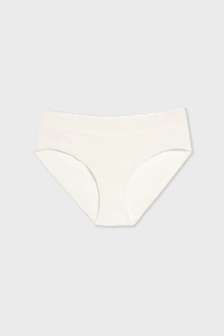 ETAM Culotte|Braguitas Party|Braguita culotte de algodón sin costuras BLANCO