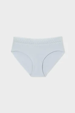 ETAM Culotte|Braguitas Party|Braguita culotte de algodón sin costuras GRIS CLARO