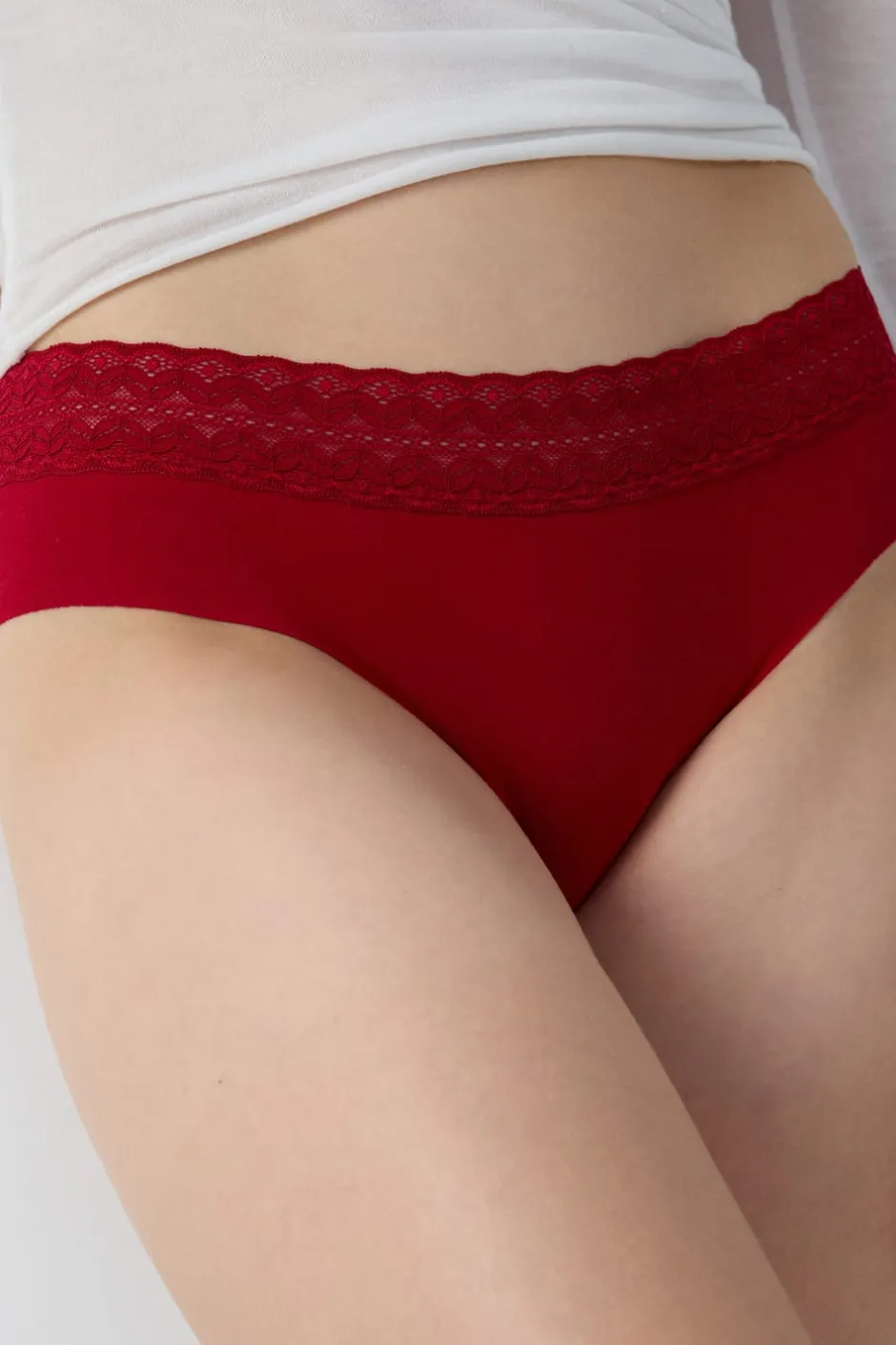 ETAM Culotte|Braguita culotte de algodón sin costuras CARDINAL