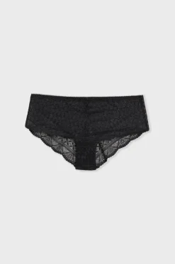 ETAM Braguitas Encaje|Culotte|Braguita culotte de encaje NEGRO
