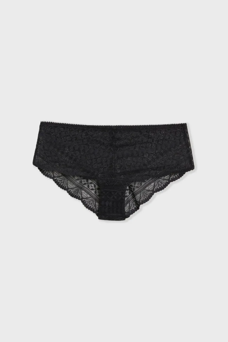 ETAM Braguitas Encaje|Culotte|Braguita culotte de encaje NEGRO