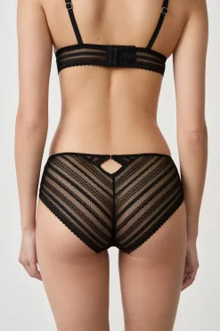 ETAM Braguitas Encaje|Culotte|Braguita culotte de encaje NEGRO