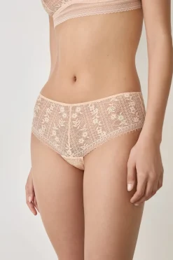 ETAM Culotte|Braguitas Encaje|Braguita culotte de encaje ROSA CLARO