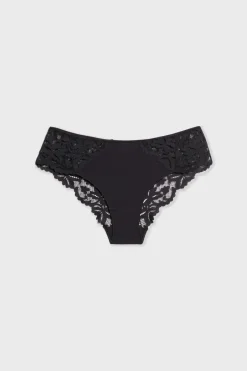 ETAM Braguitas Encaje|Culotte|Braguita culotte de encaje NEGRO