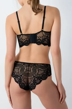 ETAM Braguitas Encaje|Culotte|Braguita culotte de encaje NEGRO