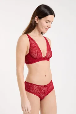 ETAM Braguitas Encaje|Culotte|Braguita culotte de encaje CARDINAL