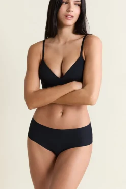 ETAM Braguitas Invisibles|Culotte|Braguita culotte de microfibra NEGRO