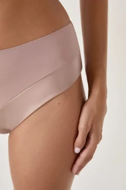 ETAM Braguitas Novias|Braguitas Invisibles|Braguita culotte de microfibra satinada TOPO
