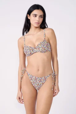 ETAM Anudadas|Bikini|Braguita de bikini estampado floral con lazada MULTICOLOR