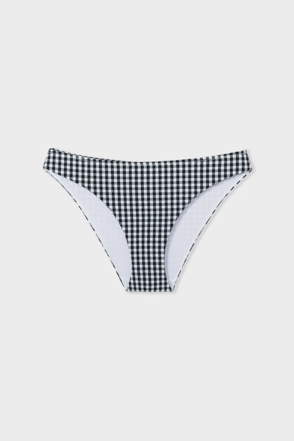 ETAM Bikini|Braguita de bikini a cuadros ESTAMPADO BLANCO