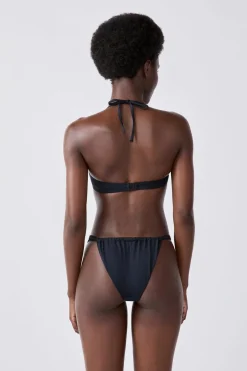 ETAM High Leg|Brasileñas|Braguita de bikini brasileña de pierna alta NEGRO