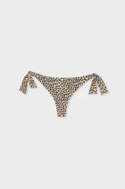 ETAM Anudadas|Brasileñas|Braguita de bikini brasileña lazada de leopardo ESTAMPADO