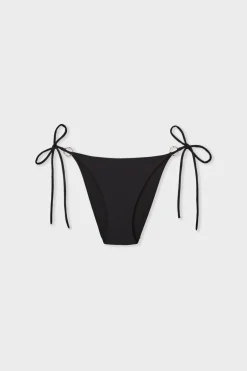 ETAM Anudadas|Bikini|Braguita de bikini brasileña anudada NEGRO