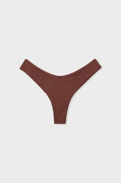 ETAM High Leg|Brasileñas|Braguita de bikini brasileña CHOCOLATE