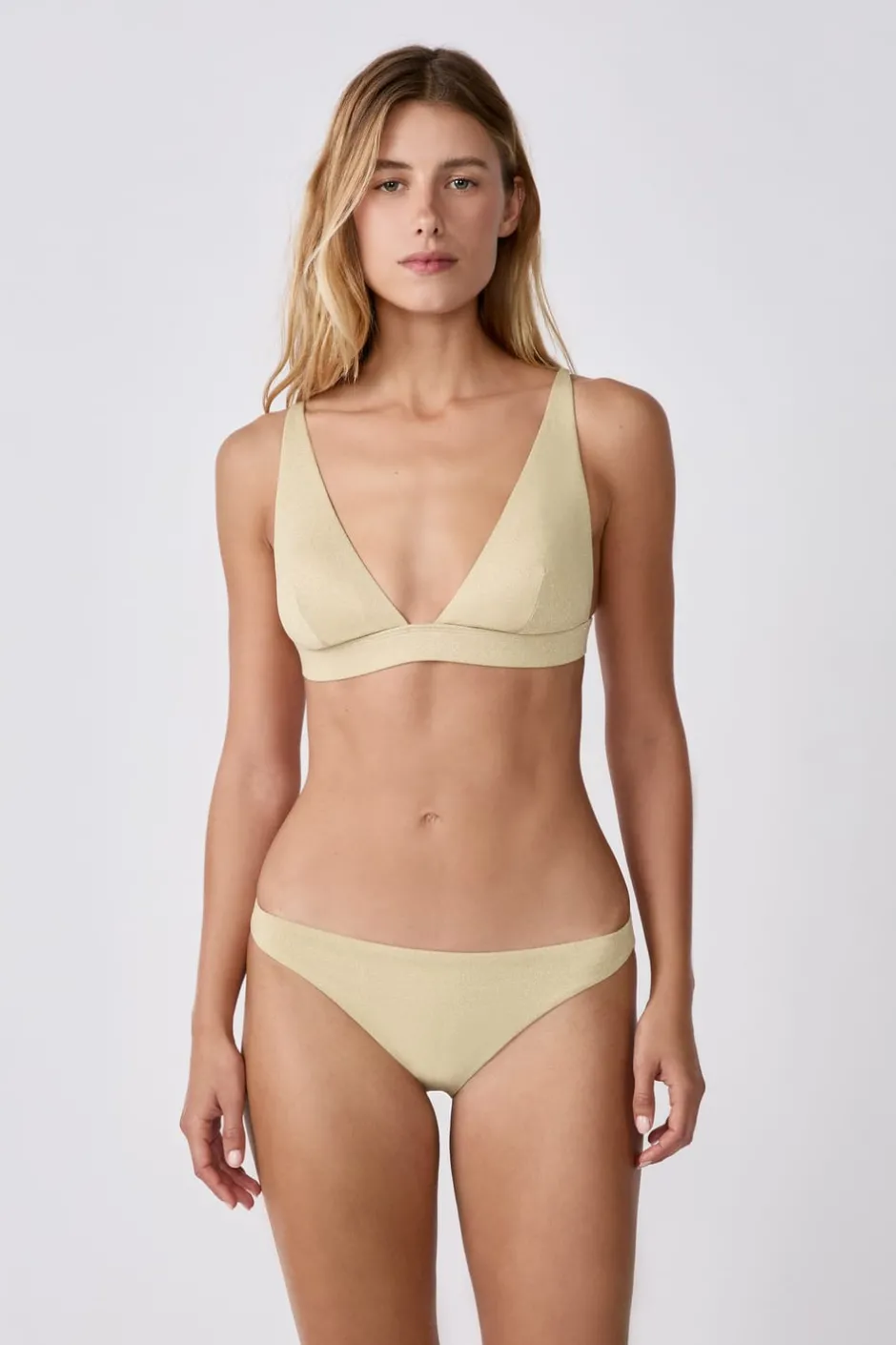 ETAM Bikini|Braguita de bikini brillante DORADO