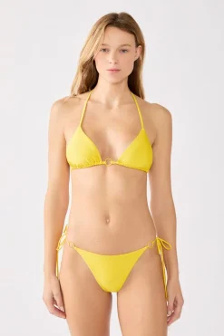 ETAM Anudadas|Brasileñas|Braguita de bikini con lazada AMARILLO SOL