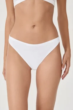 ETAM Braguitas Novias|Braguita|Braguita de bikini de algodón BLANCO