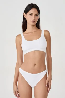 ETAM Braguitas Novias|Braguita|Braguita de bikini de algodón BLANCO