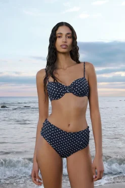 ETAM Bikini|Talle Alto|Braguita de bikini de talle alto Marcia Wear x IMP FD MARINE