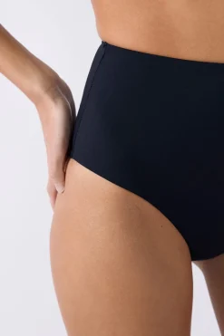 ETAM Bikini|Talle Alto|Braguita de bikini de talle alto NEGRO