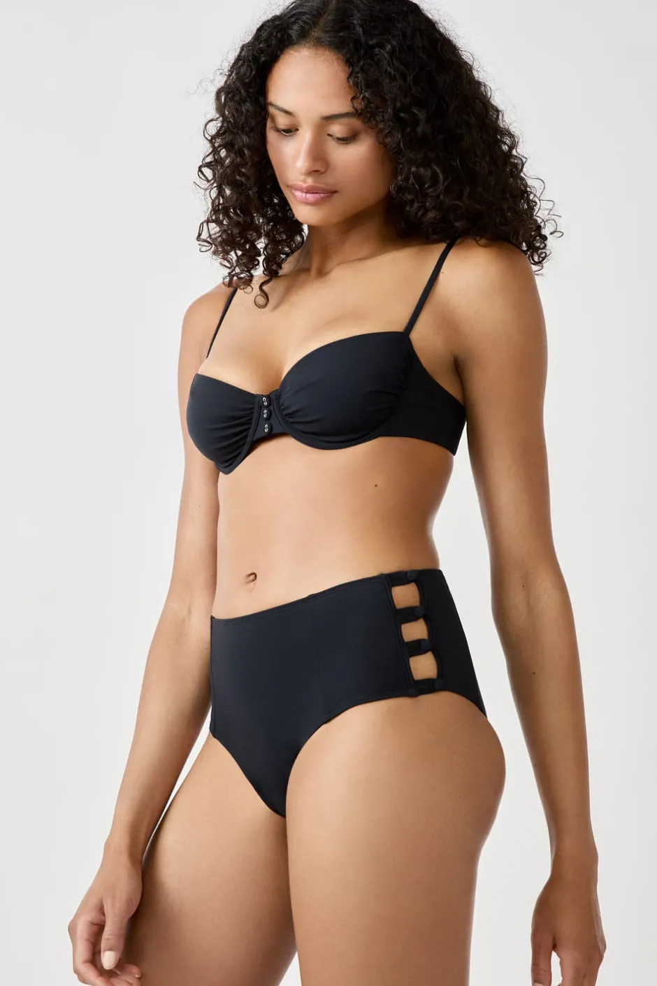 ETAM Bikini|Talle Alto|Braguita de bikini de talle alto Marcia Wear x NOIR