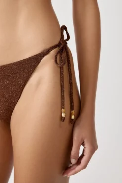 ETAM Anudadas|Bikini|Braguita de bikini de tiras brillantes MARR&Oacute;N