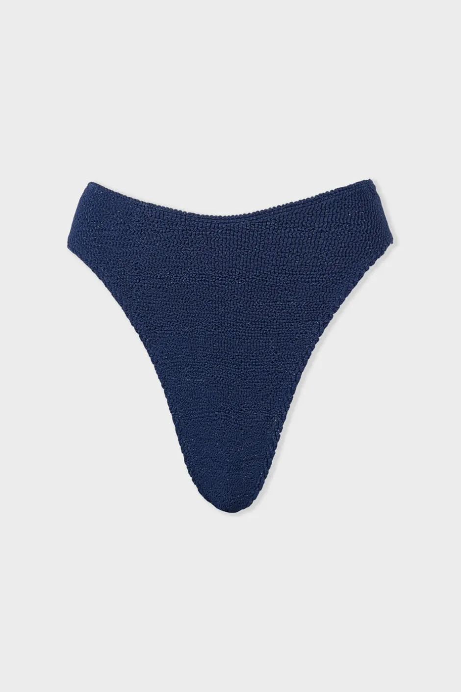 ETAM High Leg|Braguita de bikini de tiro alto brillante AZUL NOCHE