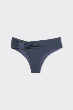 ETAM Hipster Y Shorty|Braguita de bikini hipster con detalle de anilla GRIS