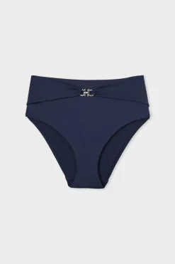 ETAM Bikini|Talle Alto|Braguita de bikini talle alto detalle joya ESTAMPADO NOCHE