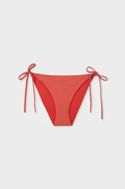 ETAM Anudadas|Bikini|Braguita de bikini tejido brillante NARANJA