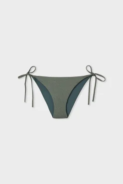 ETAM Anudadas|Braguita de bikini tejido brillante VERDE