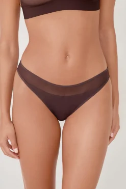ETAM Braguitas Novias|Braguitas Invisibles|Braguita de malla CHOCOLATE