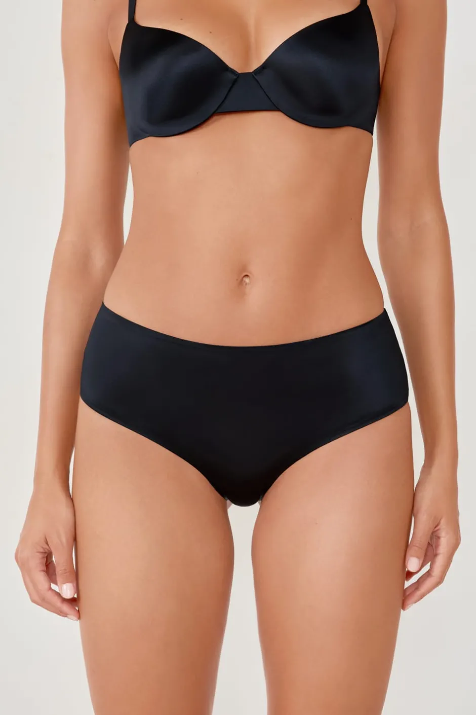 ETAM Braguitas Invisibles|Culotte|Braguita de microfibra NEGRO