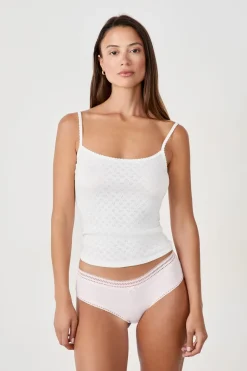ETAM Culotte|Braguita de microfibra con detalles de encaje MELOCOT&Oacute;N