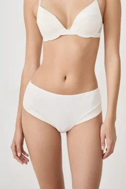 ETAM Braguitas Invisibles|Culotte|Braguita de microfibra satinada BEIGE