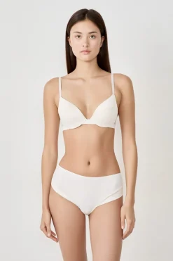 ETAM Braguitas Invisibles|Culotte|Braguita de microfibra satinada BEIGE