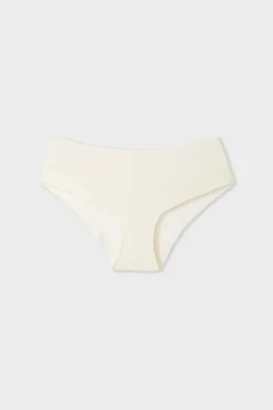 ETAM Braguitas Invisibles|Culotte|Braguita de microfibra satinada BEIGE