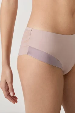 ETAM Braguitas Invisibles|Culotte|Braguita de microfibra satinada TAUPE