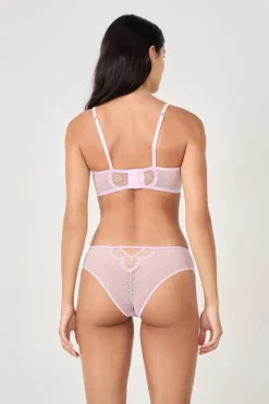 ETAM Brasileña|Braguita hipster con detalles bordados LILA