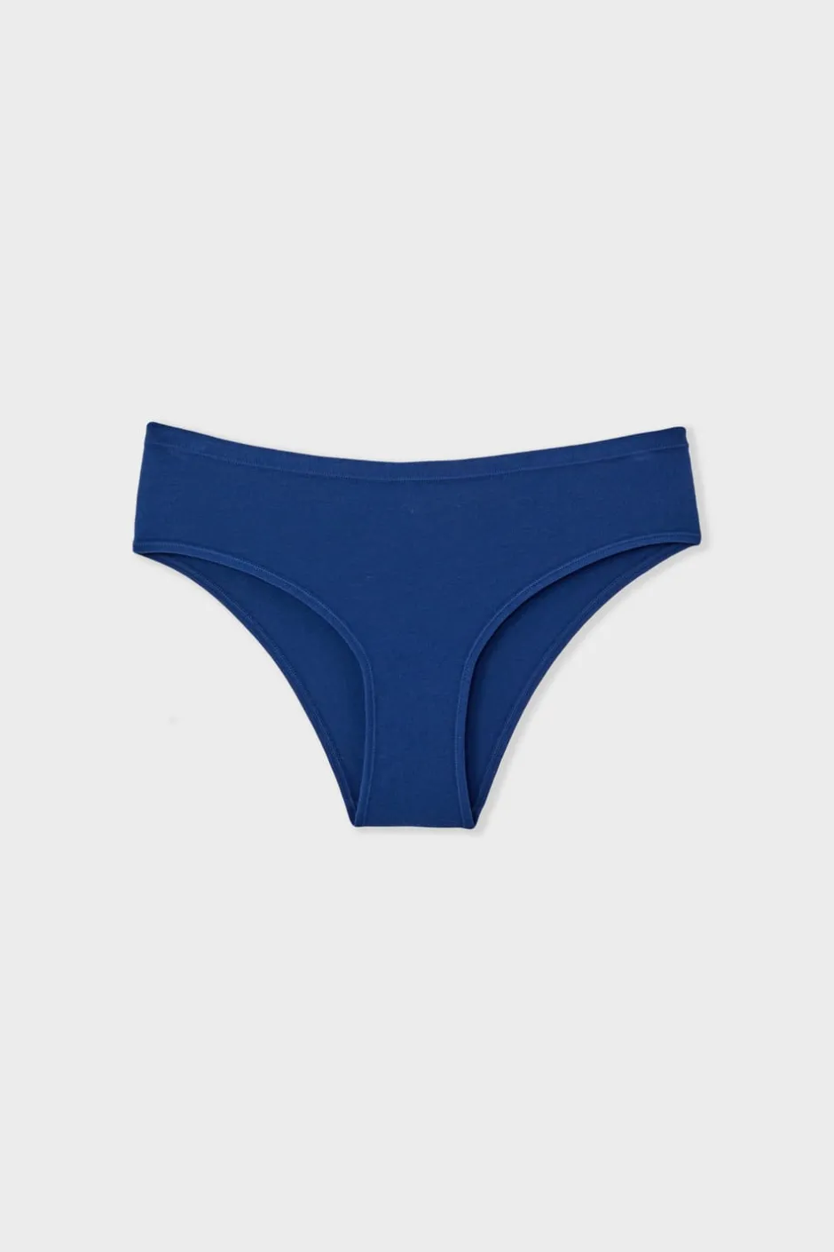ETAM Brasileña|Braguita hipster de algodón orgánico elástico MARINO