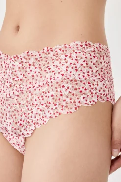 ETAM Brasileña|Braguitas Encaje|Braguita hipster de encaje ESTAMPADO