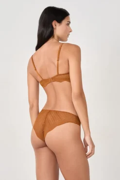 ETAM Braguitas Encaje|Brasileña|Braguita hipster de encaje MARR&Oacute;N