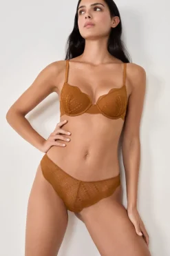 ETAM Braguitas Encaje|Brasileña|Braguita hipster de encaje MARR&Oacute;N