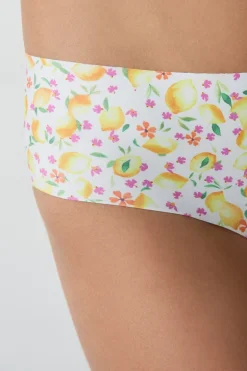 ETAM Brasileña|Braguita hipster de microfibra sin costuras ESTAMPADO